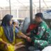 Satgas TMMD ke-130 Jemput Bola, Warga Desa Merbau Dapat Layanan Kesehatan Gratis dari Rumah ke Rumah