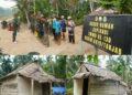 Rumah Lapuk dan Tiang Miring, Satgas TMMD 130 Desa Merbau Bersama Warga Gotong Royong Bangun Hunian Baru Supiandi