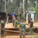 Progres Bedah Rumah Mulyono Terus Berjalan, Satgas TMMD 130 Desa Merbau Tanjab Timur Maksimalkan Pengerjaan Lantai Dasar