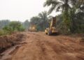 Progres Fisik Melesat, Penyiapan Jalan TMMD 130 Desa Merbau Tanjab Timur Tembus 60 Persen dan Tanggul 45 Persen