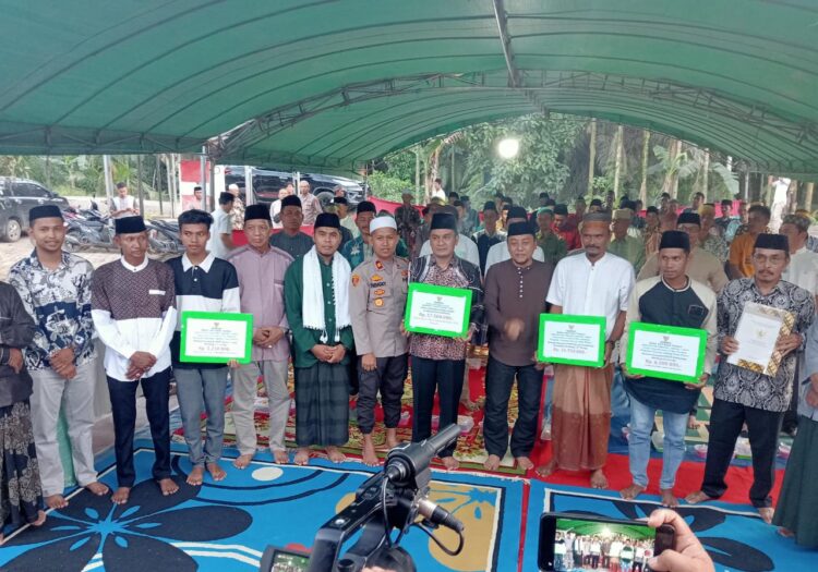 Kehadiran Sekda Dalam Safari Ramadan Pemkab Tanjab Timur di Sambut Meriah Warga Dendang