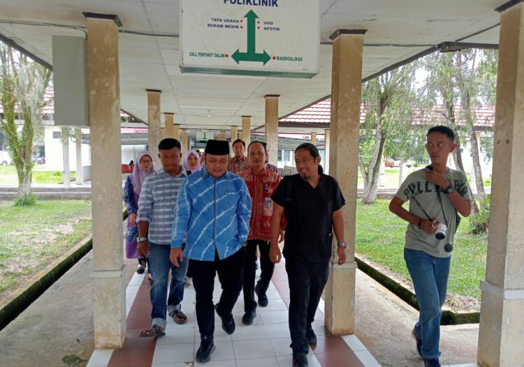 Wabup Tanjab Timur Sidag ke RSUD Nurdin Hamzah