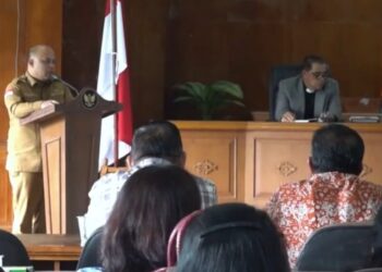 Wabup Robby Hadiri Pelantikan PGDI Tanjab Timur