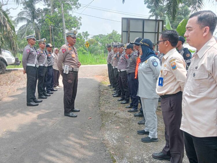 Satlantas Polres Tanjab Timur, Dispenda dan Instansi Terkait Gelar Sosialisasi Pajak Serta Ketertiban Lalu Lintas