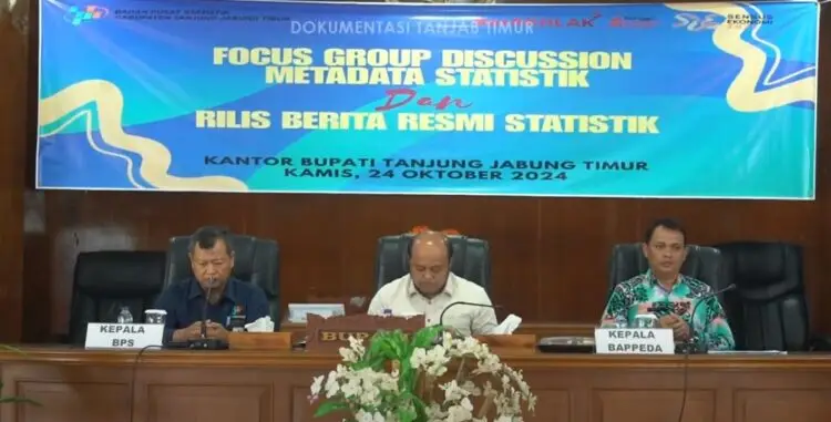 Plt Bupati Tanjab Timur Pimpin Rapat FGD