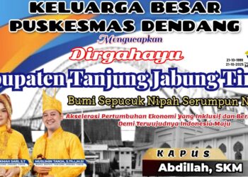 Iklan Ucapan Dirgahayu ke-26 Kabupaten Tanjung Jabung Timur