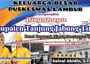 Iklan Ucapan Dirgahayu ke-26 Kabupaten Tanjung Jabung Timur