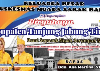 Iklan Ucapan Dirgahayu ke-26 Kabupaten Tanjung Jabung Timur