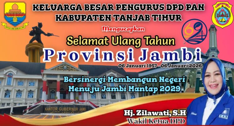Iklan Ucapan HUT ke-69 Provinsi Jambi