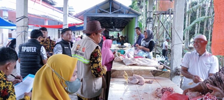 Jelang Ramadan, Tim Satgas Pangan Tanjab Timur Pantau Harga Bahan Pokok di Pasar Tradisional
