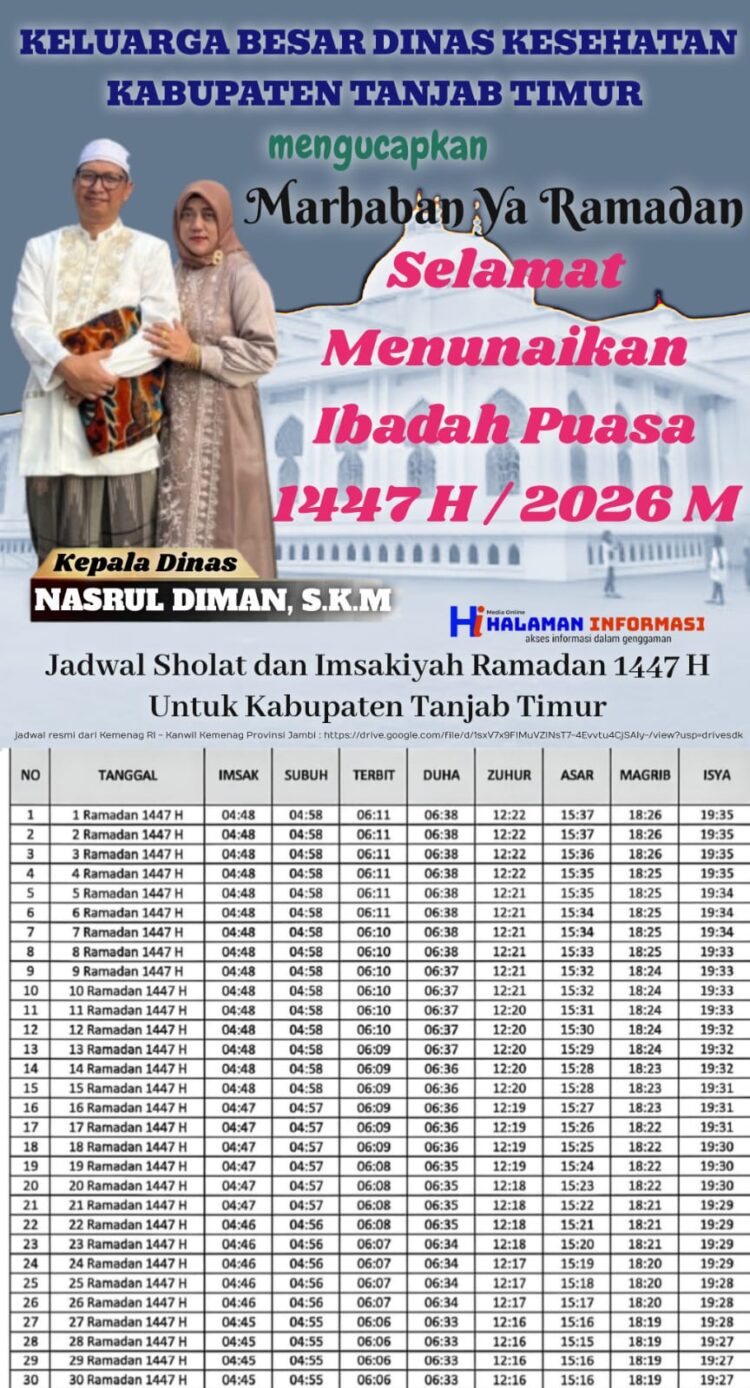 Iklan Ucapan Ramadan Dinas Kesehatan