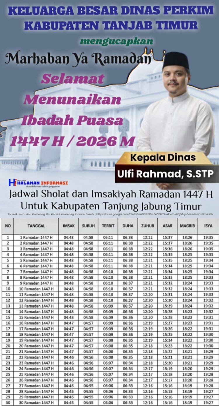 Iklan Ucapan Ramadan Dinas Perkim
