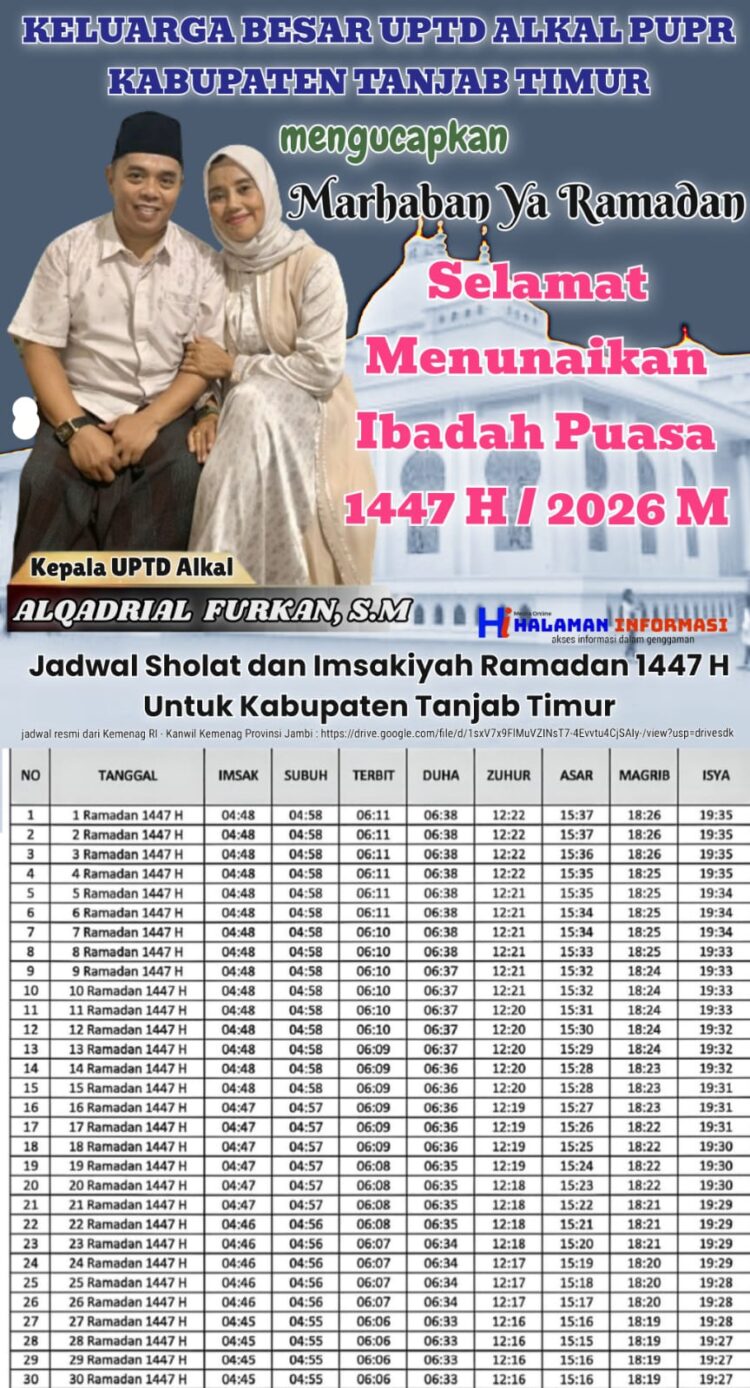 Iklan Ucapan Ramadan UPTD Alkal