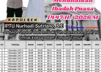 Iklan Ucapan Ramadan Polsek Muara Sabak Barat, Polres Tanjab Timur