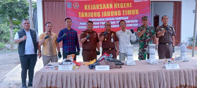 Transparansi Perkuat Kepercayaan Publik, Kejari Tanjab Timur Memusnahkan Barang Rampasan Perkara yang Telah Inkracht