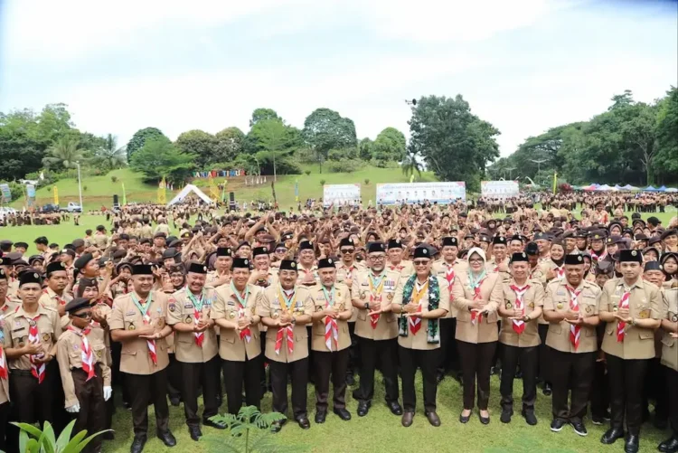 Suatu Kebanggaan, Tanjab Timur Dipilih Menjadi Lokasi Apel Besar Peringatan Hari Pramuka ke-64