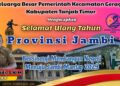 Iklan Ucapan HUT ke-69 Provinsi Jambi