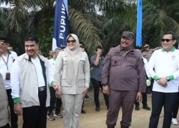 Bupati Tanjab Timur Hadiri Pelantikan DPD HKTI Provinsi Jambi