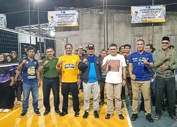 Turnamen Bola Voli Camat Cup III Muara Sabak Barat Dibuka Langsung Oleh Kajari Tanjab Timur