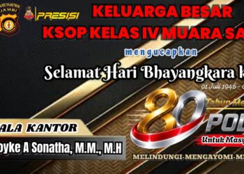 Iklan Ucapan Hari Bhayangkara ke-80