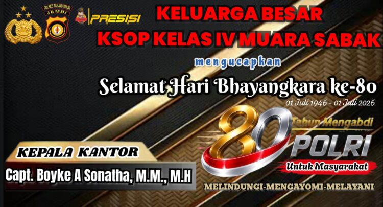 Iklan Ucapan Hari Bhayangkara ke-80
