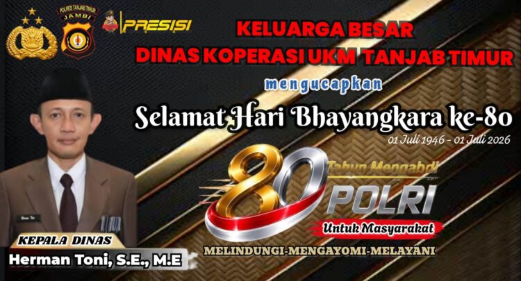 Iklan Ucapan Hari Bhayangkara ke-80