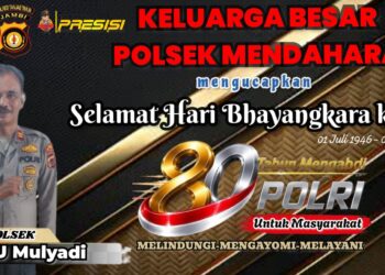 Iklan Ucapan Hari Bhayangkara ke-80 Polsek