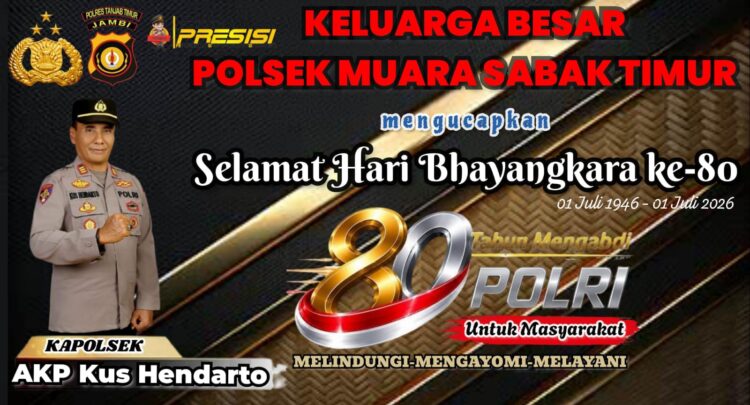 Iklan Ucapan Hari Bhayangkara ke-80