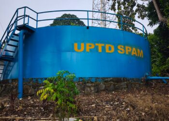 Ditengah Kondisi Kemarau, UPTD SPAM Tanjab Timur Maksimalkan Pendistribusian Air Bersih