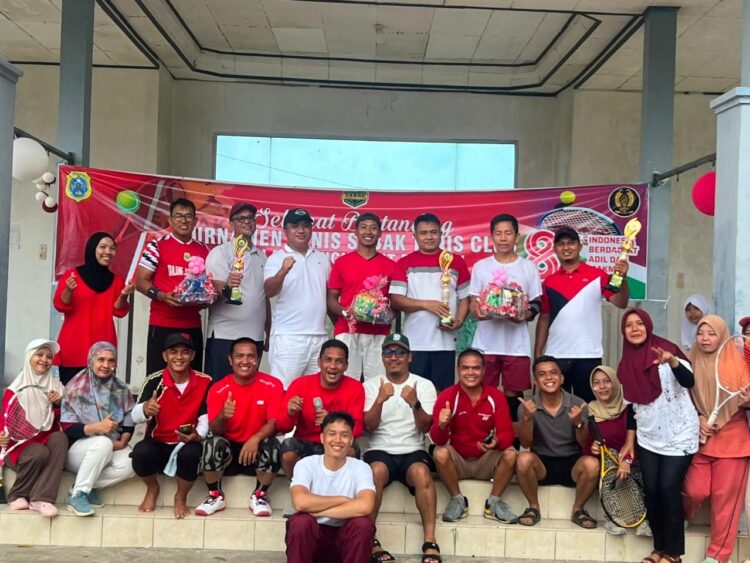 Semarak HUT RI ke-81, Sabak Tenis Club Gelar Turnamen di Muara Sabak