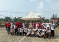 Tampil Solid Sejak Awal Pertandingan, Lapas Narkotika Muara Sabak Raih Juara I Turnamen Voli HUT RI ke-81