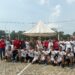 Tampil Solid Sejak Awal Pertandingan, Lapas Narkotika Muara Sabak Raih Juara I Turnamen Voli HUT RI ke-81