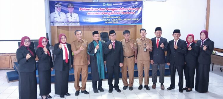 Dinkes Tanjab Timur Perkuat SDM Kesehatan, Tujuh Pegawai Dilantik dalam Jabatan Fungsional