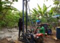 Gerak Cepat Satgas TMMD 130, Pipa Sumur Bor Sasaran 1 Desa Merbau Tanjab Timur Mulai Dipasang