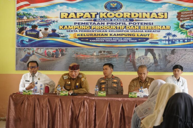 BNNK Tanjab Timur Ubah Kawasan Rawan Narkoba di Kuala Jambi Menjadi Kampung Produktif Mendukung Program Bersinar